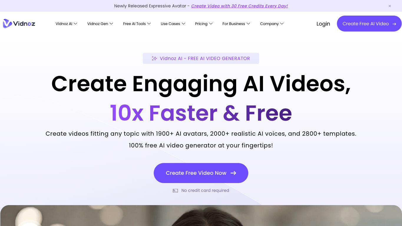Vidnoz AI screenshot